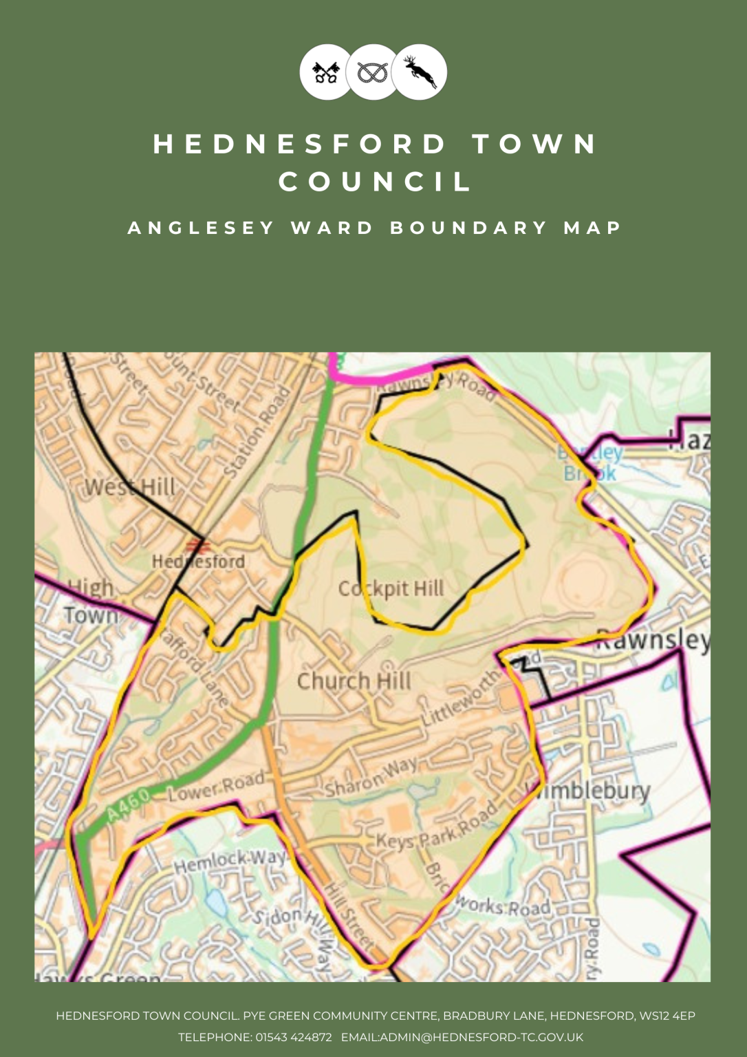 Overview of Hednesford Town Council Parish Wards – Hednesford Town Council